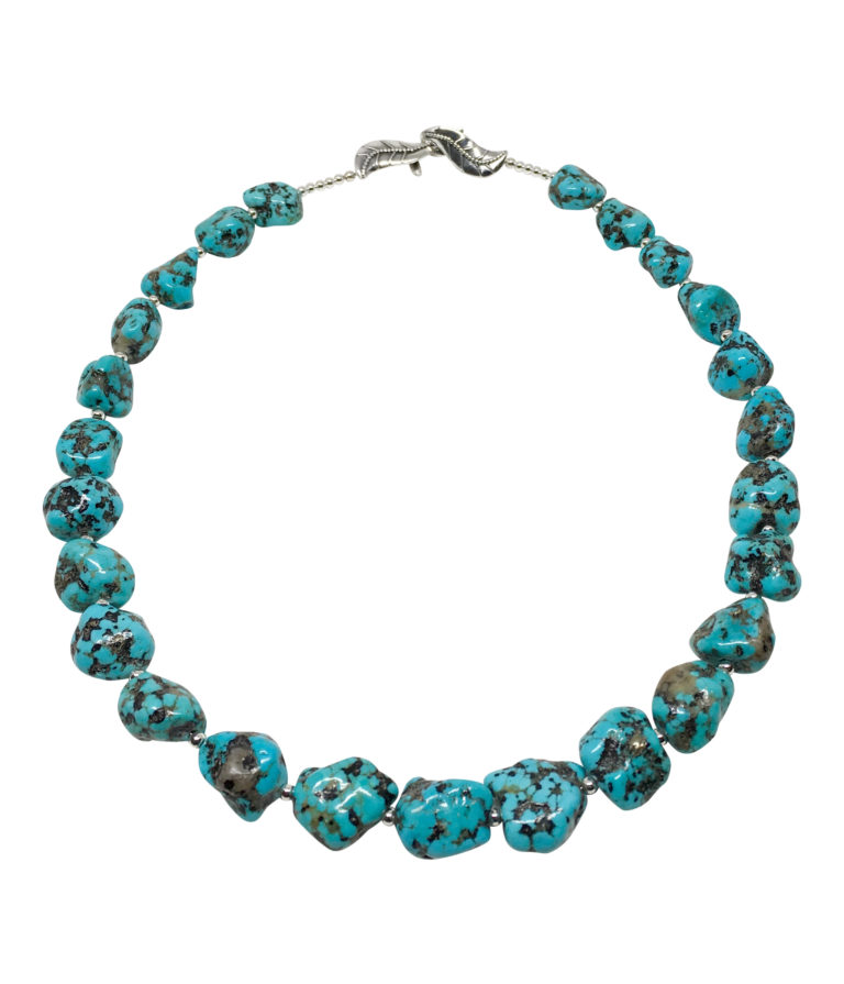 Natural Turquoise Nugget Necklace – Zachary Bloom