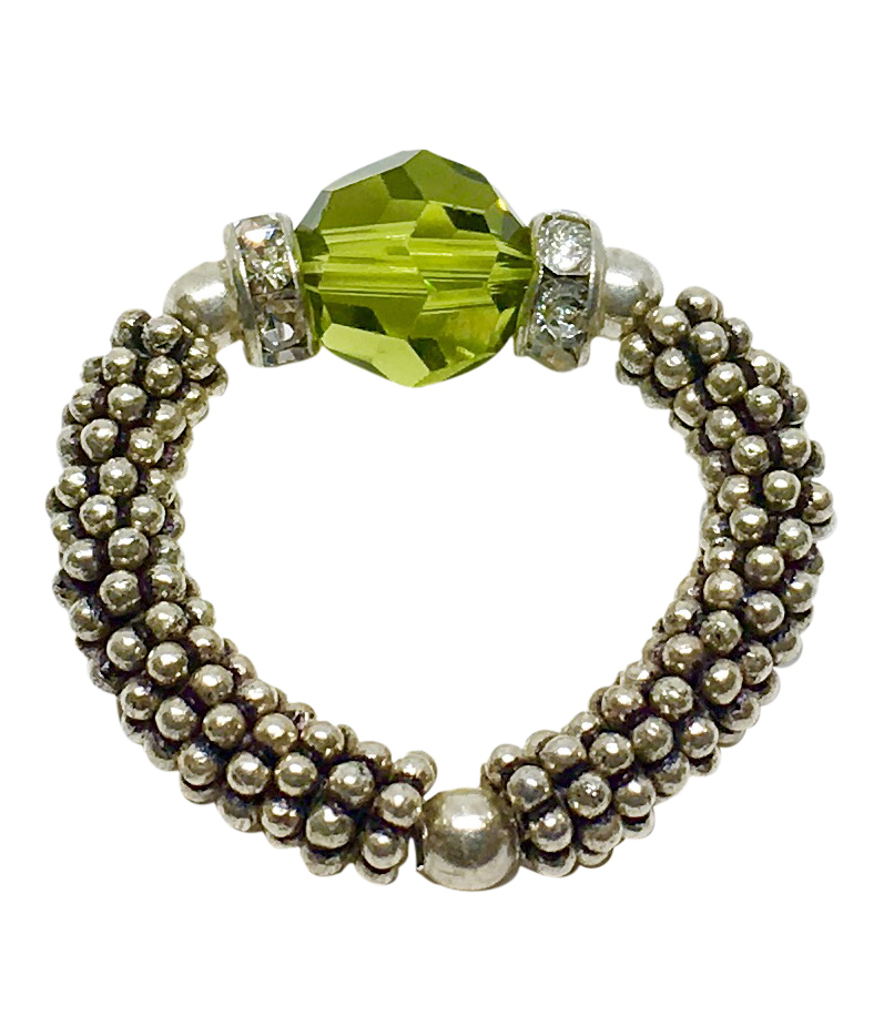 swarovski crystal stretch rings