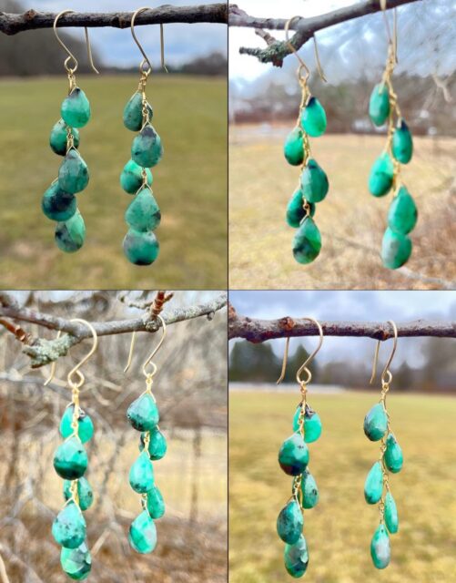 ππ€π
100% natural Colombian emerald earrings on 14kt gold filled earwires/chain. I hand-forged these earwires with 20 gauge wire.
DM me for all details.π
#emeraldearrings #colombianemeraldearrings #colombianemeralds #zacharybloomjewelry #cascadeearrings