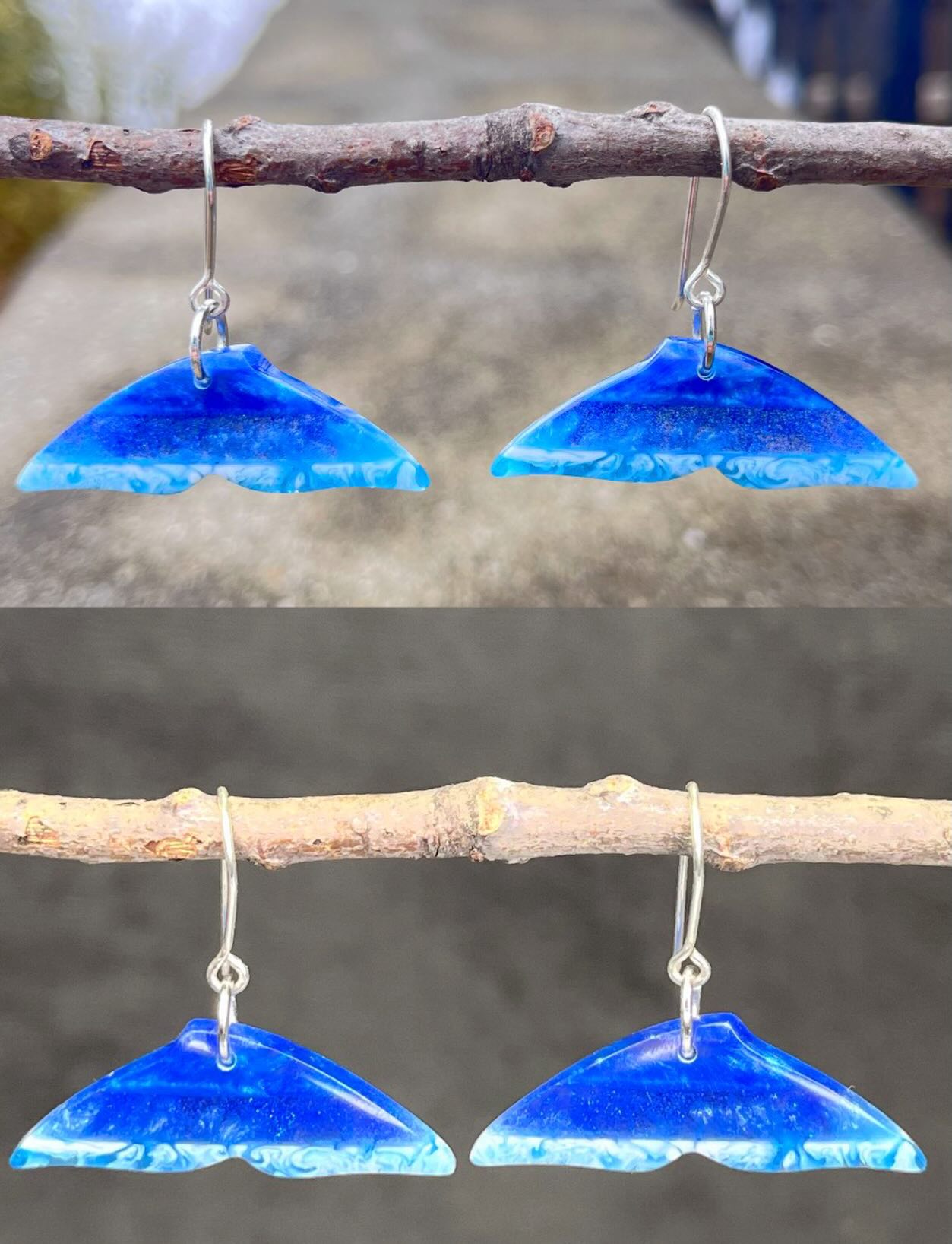 🐋🐳🐋 
Here’s an outside & inside view at these super cool hand-shaped SURFITE whale’s tail earrings. Who doesn’t love something unique like that!😜
#whaletail #whaletailearrings #surfite #surfiteearrings #zacharybloomjewelry