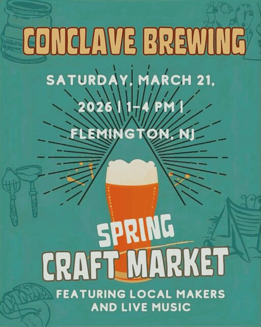 πΊππΊ
Catch me this Saturday, March 21st, from 1-4pm in Flemington, NJ for an awesome Spring Craft Market taking place at Conclave Brewing. There will be live music, a selection of talented artisans, sweet treats and of course delicious beer to enjoy. DM me with any questions. Hope to see you this Saturday.π
#conclavebrewing #shoplocalnj #springcraftmarket #zacharybloomjewelry #flemingtonnj