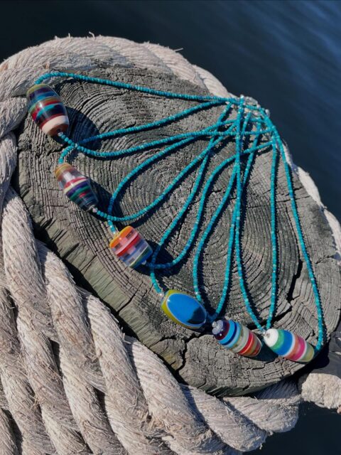 🏄🏄‍♀️🏄‍♂️
Perfect for summertime!
SURFITE & TURQUOISE 
DM me if you’d like details on these beauties.😍
#surfite #surfitenecklace #zacharybloomjewelry #turquoisenecklace #summervibes