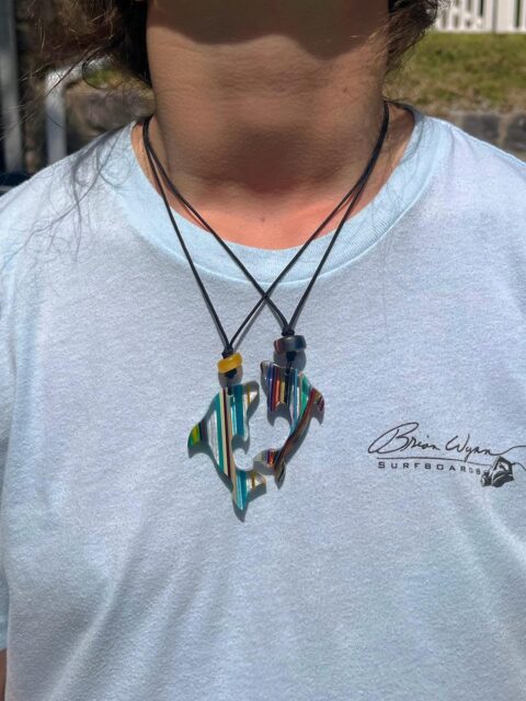 ๐๐โโ๏ธ๐โโ๏ธ
My 14 year old daughter loves to wear my T-shirts these days.๐๐ฅฐ
So her payment to dad was doing a quick modeling job after school. Sheโs rockinโ two of my hand-shaped SURFITE dolphin necklaces in this photo. These both have hand-shaped SURFITE beads on them and they both are adjustable on paracord. No problem to swim in the ocean with these! So the T-shirt she grabbed this morning is from my buddy Brian Wynn Surfboards. Heโs a well known shaper down the shore. And it just so happens that both of these dolphin necklaces are made with resin I collected from Brianโs glassing room. Definitely check out his hand-shaped surfboards here:
@wynn_surfboards
@galaxsea_glassing
#wynnsurfboards #surfboardglassing #surfite #surfitejewelry #zacharybloomjewelry