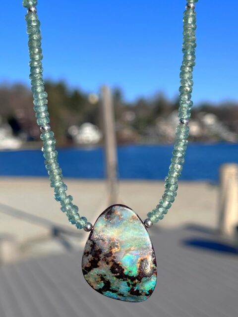 π±π±π±
This is such a special necklace! Stunning Australian boulder opal pendant combined with RARE AAA quality green kyanite gems & sterling silver accents.
Definitely DM me to see a video and learn all the details about this collectorβs piece.π
#boulderopaljewelry #australianboulderopal #greenkyanitejewelry #zacharybloomjewelry #raregemstonejewelry