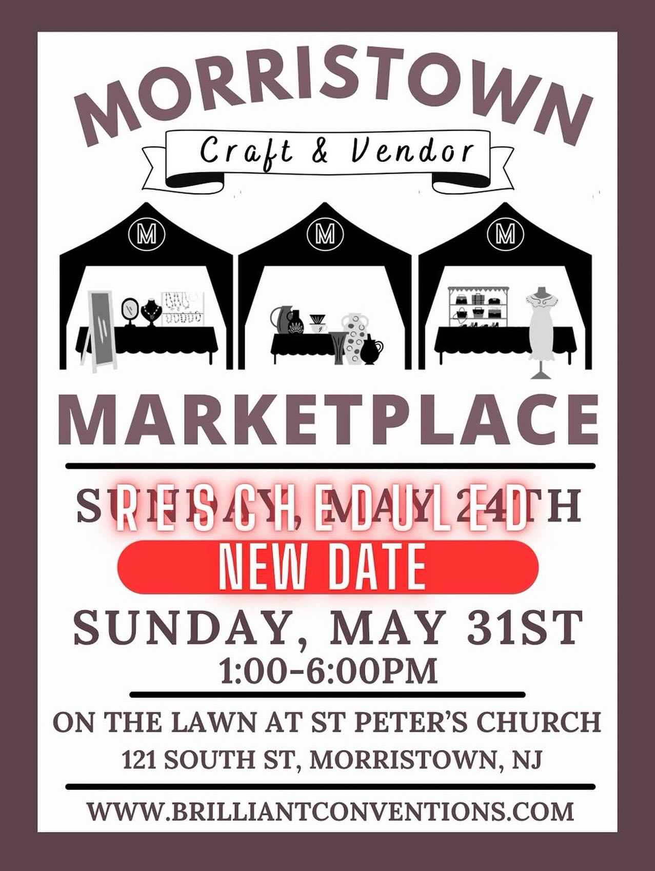 ‼️‼️‼️ 
Catch me this Sunday in Morristown, NJ on the lawn at St. Peter’s Church from 1-6pm. There will be a great selection of talented artisans. Hope to see you this Sunday.😜
#morristownnj #zacharybloomjewelry #morristownarts #surfite #shoplocalnj