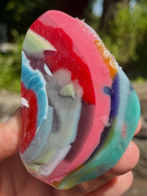 😱😱😱
Perfect example of one of my vibrant up-cycled SURF-ROCKS for sale. Shaped from Asbury Park leftover surfboard resin.😍
#surfrocks #surfite #surfiterough #handshapedsurfboards #zacharybloomdesigns