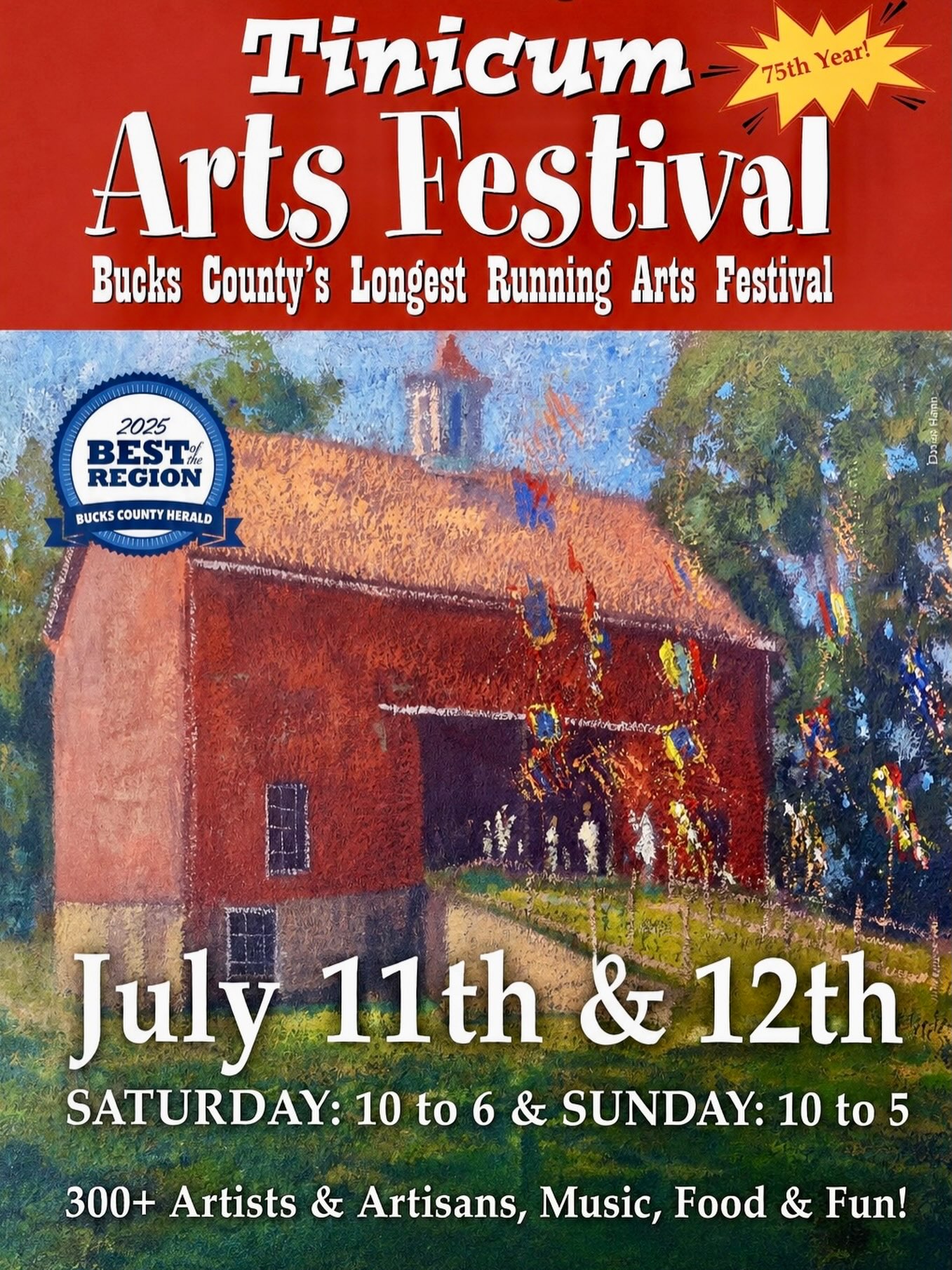 ‼️‼️‼️
Catch me in Pennsylvania this weekend for a wonderful art show which takes place in a town called Erwinna in their beautiful Tinicum Park. This is the 75th year putting on this art show and from what I hear from many artists friends, it’s a beautiful location with tons of talent! Hours are Saturday 10-6pm and Sunday from 10-5pm. The show costs $10 for adults & $1 for kids over 6. Parking is free. Hope to see you in Bucks County this weekend.🥰
#tinicumartsfestival #buckscountyarts #zacharybloomjewelry #tinicumpark #summerartfestival