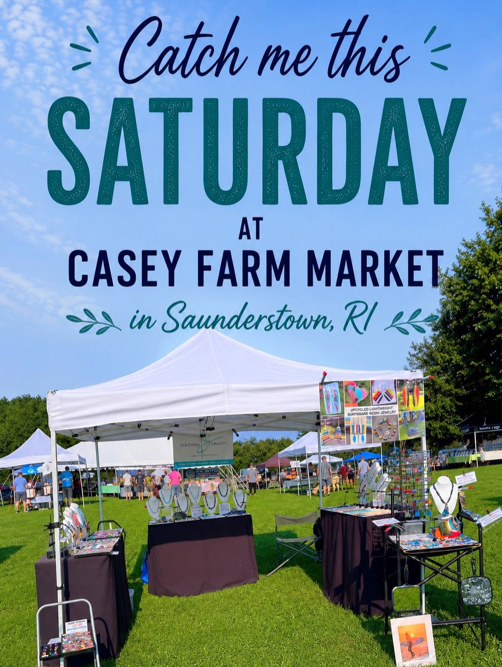 ‼️‼️‼️
Off to Rhode Island this morning for our annual vacation fun! We got a lovely rental in Narragansett. I will be doing three shows while there so definitely catch me at one if you are in RI. Got to make some to spend some!😆
Two Saturdays, 7/18 & 7/25, I’ll be exhibiting at the Casey Farms Market in Saunderstown from 8:30-12:30pm. Tons of makers, bakers, and growers.
Casey Farm
And Thursday, 7/23, I’ll be in Matunuck at South Kingstown Town Beach from 4-8pm for a wonderful Summer Concert Series at the beach with live music and artisans.
Field of Artisans
DM me with any questions.😜
#fieldofartisans #caseyfarmri #caseyfarmmarket #zacharybloomjewelry #surfite
