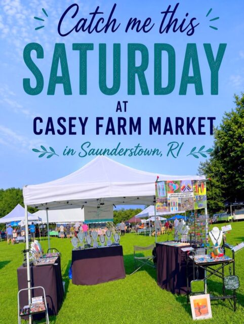πππ
Catch me Saturday from 8:30-12:30pm at Casey Farm Market in Saunderstown, RI. This will be my final market in Rhode Island until October 10th when I return to Casey Farm Market & October 11th when Iβll be at the Windjammer Surf Bar for their Sea Glass Festival in Westerly, RI.π
#caseyfarmri #caseyfarmmarket #saunderstownri #zacharybloomjewelry #rhodeislandartist