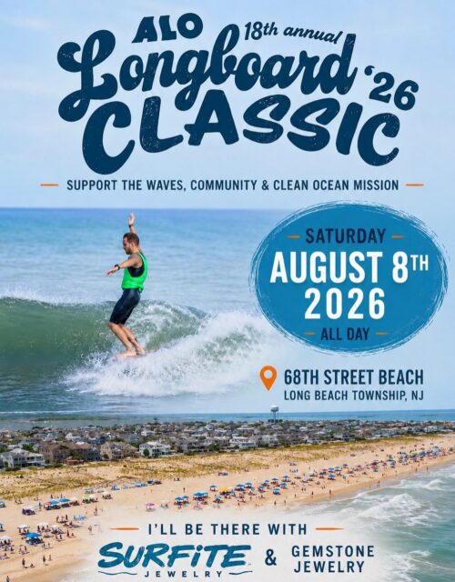 🌊😍🌊 
Super psyched for my next show! I actually have a weekend off this coming Saturday & Sunday, but I’ll be exhibiting at the 18th Annual ALO Longboard Classic in Long Beach Township on LBI August 8th all day long. If you are going to be in the area, definitely mark your calendars for this awesome surf community event!
More details to come so stay tuned.😜
#alolongboardclassic #longbeachtownship #lbiartist #surfite #zacharybloomjewelry