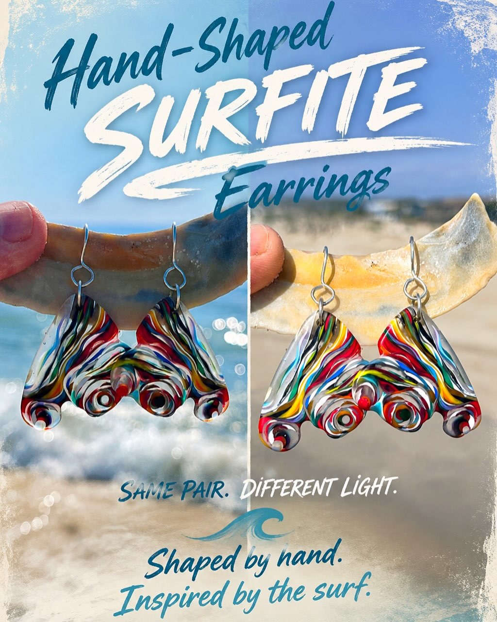 πββοΈππββοΈ
LOVE THIS PAIR!
These are the same earrings with different lighting. DM me for details.
I just captured these at the beach in Beach Haven, LBI.π
#surfite #surfiteearrings #zacharybloomjewelry #surfboardresin #beachhaven