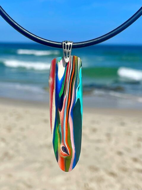 πππ
This one happens to be my personal SURFITE necklace. But it sure looks awesome at the ocean.π
#surfite #surfitependant #surfboardresin #zacharybloomjewelry #beachhavennj