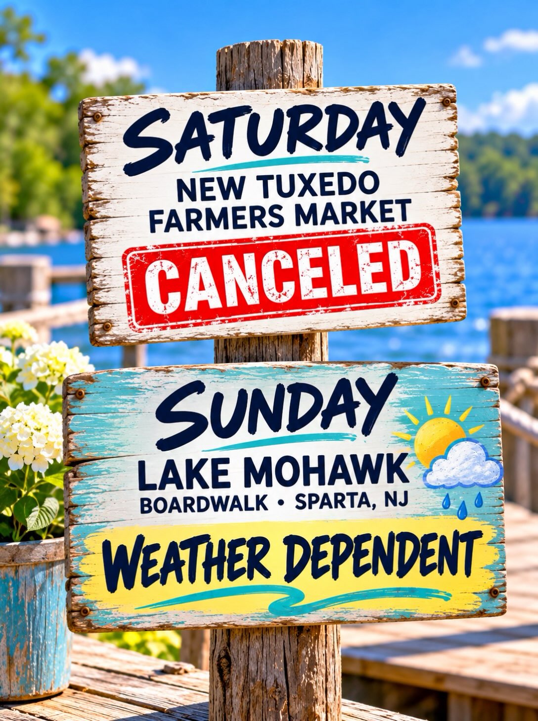 ‼️‼️‼️
HEADS UP Y’ALL!
I will not be at the New Tuxedo Farmers Market in Tuxedo, NY Saturday due to the weather forecast.
Sunday is still not decided as of yet. This show takes place on the Lake Mohawk Country Club Boardwalk in Sparta, NJ so I’m skeptical that it will be safe to be right on the lake. There is a chance I heard they might move the show indoors so I’ll definitely put up an update before Sunday. Sorry to miss anyone that was planning to come out and support! Serious bummer to lose out on that income from last weekend’s show and this weekend’s double shows. But this is the life of an exhibitor at outdoor events. If ya feel like doing some retail therapy, definitely DM me!😜
#noreaster #zacharybloomdesigns #farmersmarketfinds