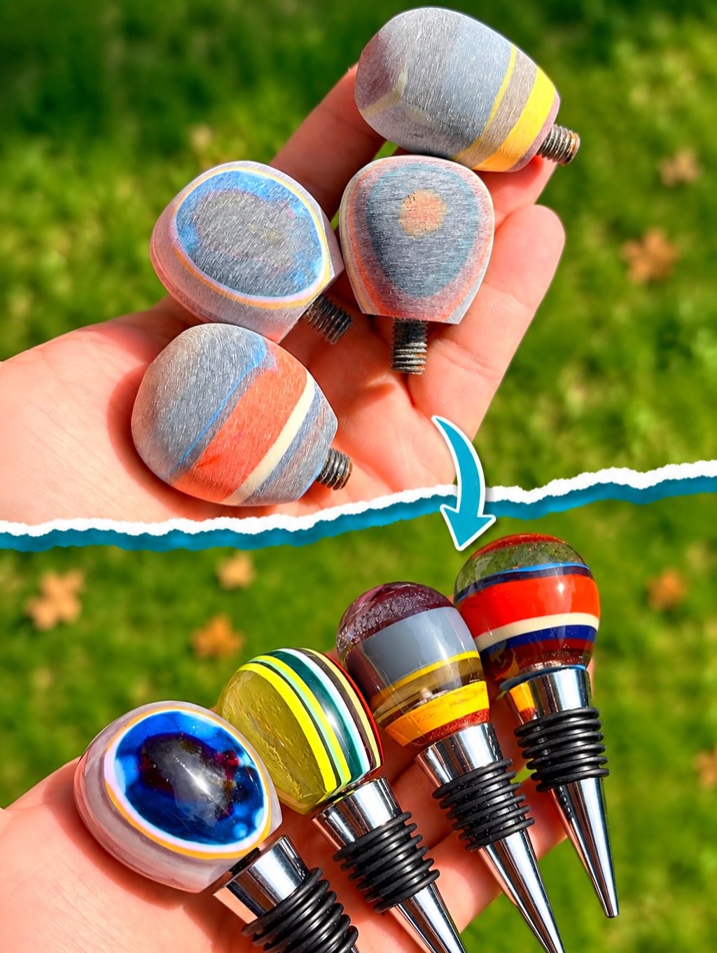 π€―ππ±
Those up-cycled surfboard resin wine bottle stoppers sure do come to life with a bit of polishβ¦π€£
SURFITE IS SO RIGHT!
DM me if you like one of these. They make incredible gifts.π
#surfite #surfiterough #winebottlestoppers #resinbottlestopper #zacharybloomdesigns